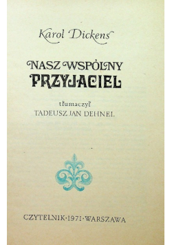 Nasz wspólny przyjaciel