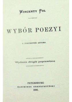 Pol Wybór poezji