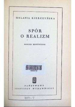 Spór o realizm