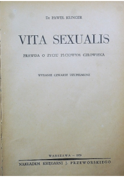 Vita sexualis 1939 r.