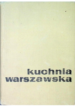 Kuchnia warszawska