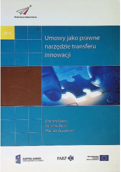 Umowy Jako Prawne Narzędzie Transferu Innowacji