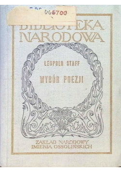 Wybór poezji