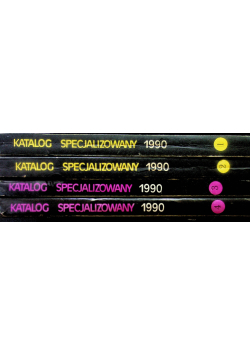 Katalog specjalizowany znaków pocztowych ziem polskich 1990 Tom 1 do 4
