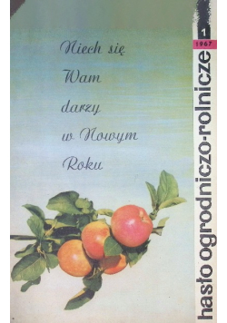 Hasło ogrodniczo rolnicze Nr 1 do 12 / 67