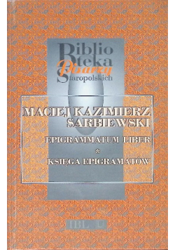 Epigrammatum liber Księga epigramatów