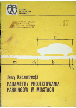 Parametry projektowania parkingów w miastach