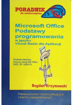 Microsoft Office Podstawy Programowania W Języku Visual Basic Dla Aplikacji