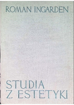 Studia z estetyki Tom 2
