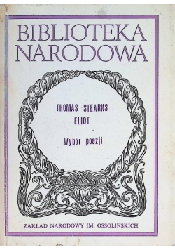 Eliot Wybór poezji