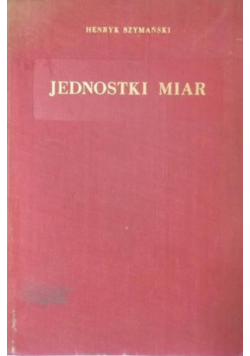 Jednostki miar