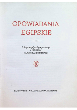 Opowiadania egipskie