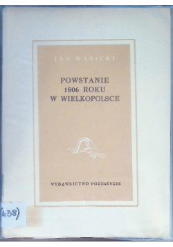 Powstanie 1806 roku w Wielkopolsce