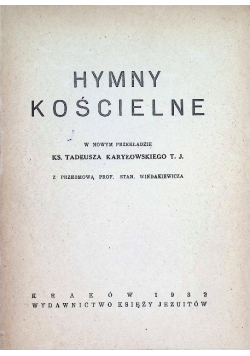 Hymny kościelne 1932 r.