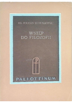 Wstęp do filozofii