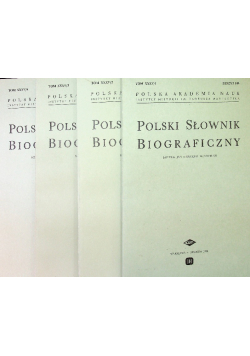 Polski Słownik Biograficzny Tom XXXV Zeszyt 1 do 4