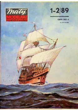 Mały modelarz Nr 1 i 2 / 89 Historyczny żaglowiec Mayflower