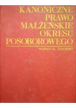 Kanoniczne prawo małżeńskie okresu posoborowego