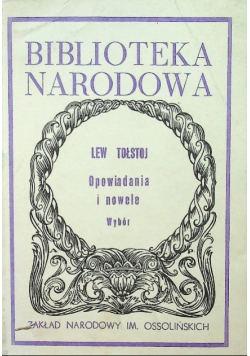 Tołstoj Opowiadania i nowele