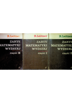 Zarys matematyki wyższej Tom 1 do 3