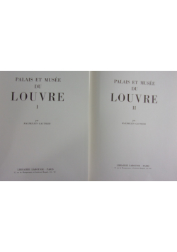 Palais Et Musee Du Louvre Volume 1 i 2