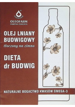 Olej lniany budwigowy nieoczyszczony