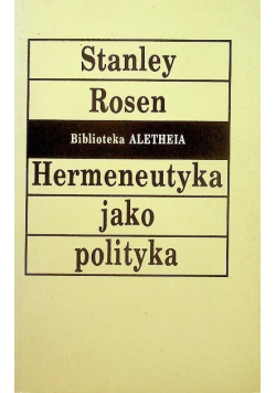Hermeneutyka jako polityka