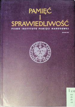Pamięć i Sprawiedliwość Nr 1 / 09