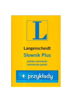 Langenscheidt Słownik plus polsko-niemiecki niemiecko polski
