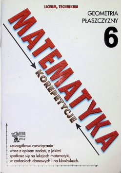 Matematyka korepetycje Część 6 Geometria płaszczyzny