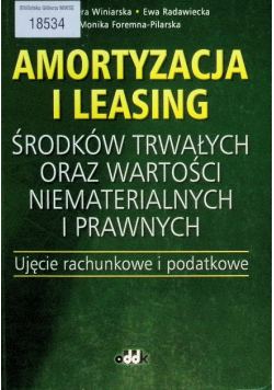 Amortyzacja i leasing