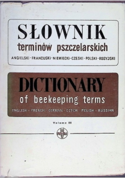 Słownik terminów pszczelarskich