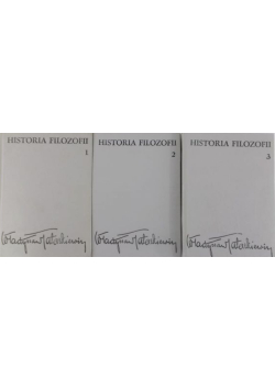 Historia filozofii Tom 1 do 3