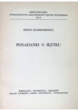 Pogadanki o języku