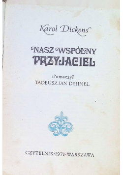 Dikens nasz wspólny przyjaciel