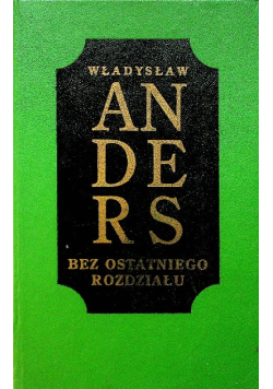 Bez ostatniego rozdziału