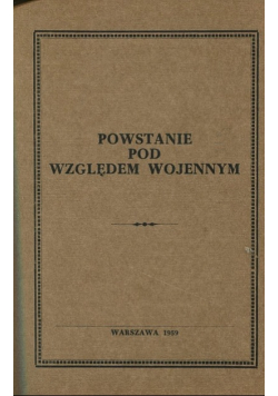 Powstanie pod względem wojennym