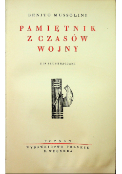 Pamiętnik z czasów wojny 1931 r.