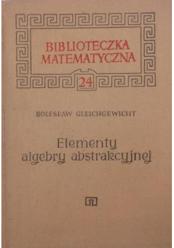 Elementy algebry abstrakcyjnej