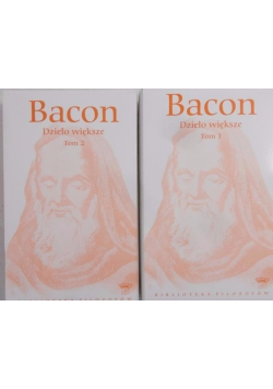 Bacon Dzieło większe Tom I i II