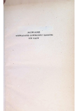 Słowianie Rozwiązanie odwiecznej zagadki ich nazw, 1947 r.