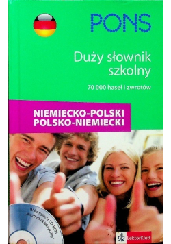 Duży słownik szkolny niemiecko - polski polsko - niemiecki