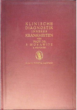 Klinische Diagnostik innerer Krankheiten 1923 r.