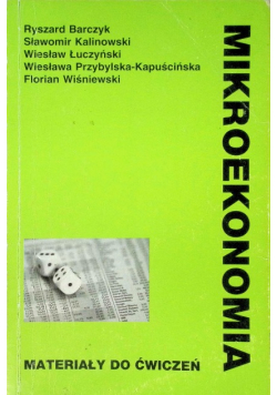 Mikroekonomia Materiały do ćwiczeń