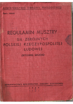 Regulamin musztry sił zbrojnych Polskiej Rzeczpospolitej Ludowej