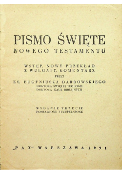 Pismo Święte Nowego Testamentu