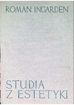 Studia z estetyki Tom 2
