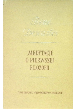 Medytacje o pierwszej filozofii