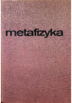 Metafizyka zarys teorii bytu