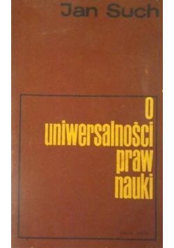 O uniwersalności praw nauki